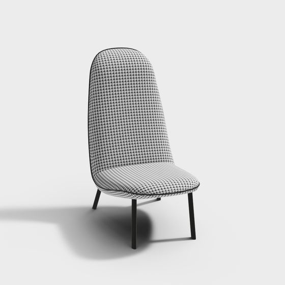 Houndstooth Chair 3D model