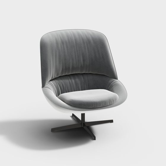 Stylish Urban Lounge Chair 3D model