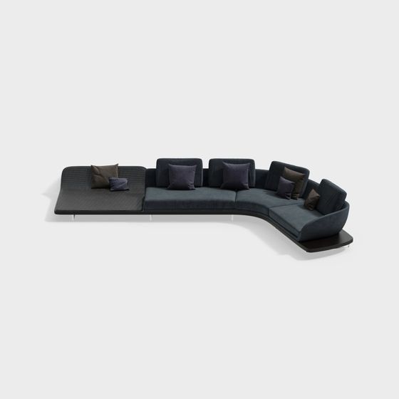 Curve Comfort Sofa 3D model