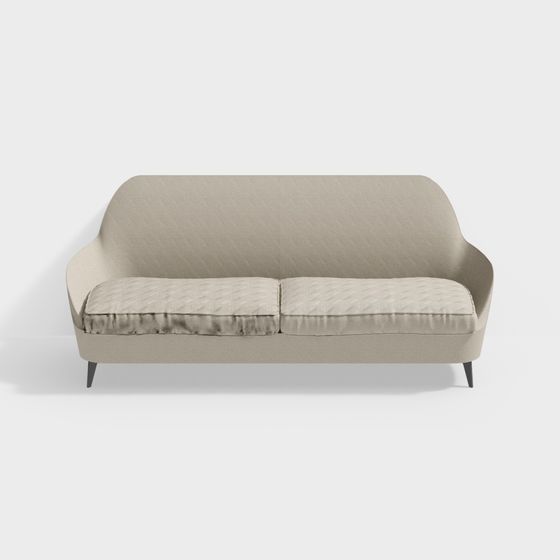 Curve Comfort 3D model Sofa