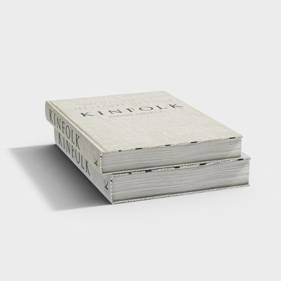 Kinfolk Magazine Stack of Books 3D model