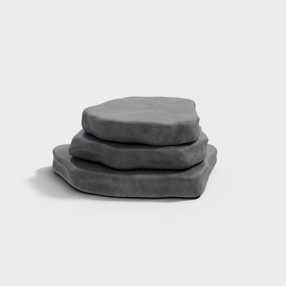 Low-Poly Rocks Staircase 3D model