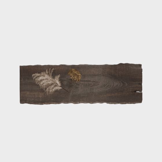 Vintage Wooden Plank Decoration 3D model