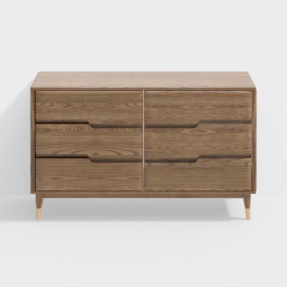 Sechsschubladen Schrank