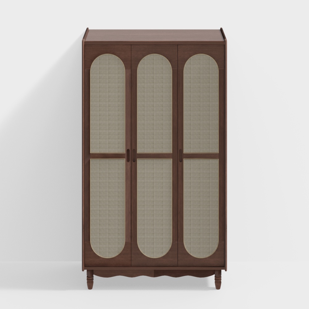 D303 Three-Door Wardrobe