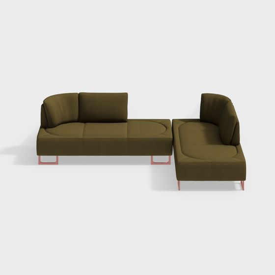 Urban Comfort Sofa 3D model for Modern Interiors
