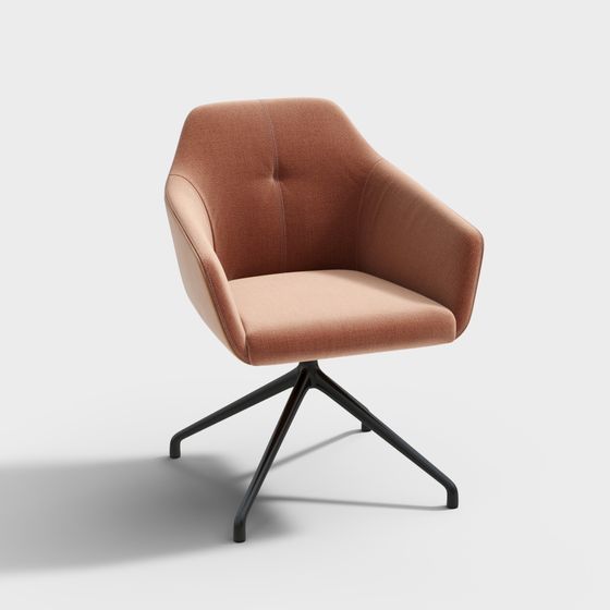 Cozy Lounge Chair 3D model for Modern Interiors