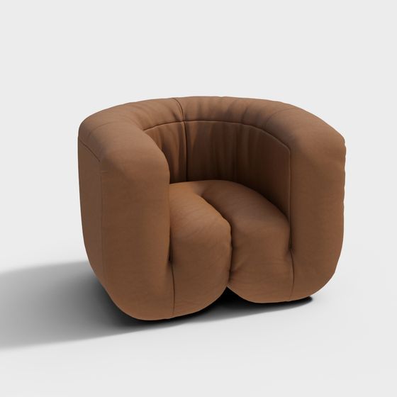 Low-Poly Stylish Sofa 3D model for Modern Interiors