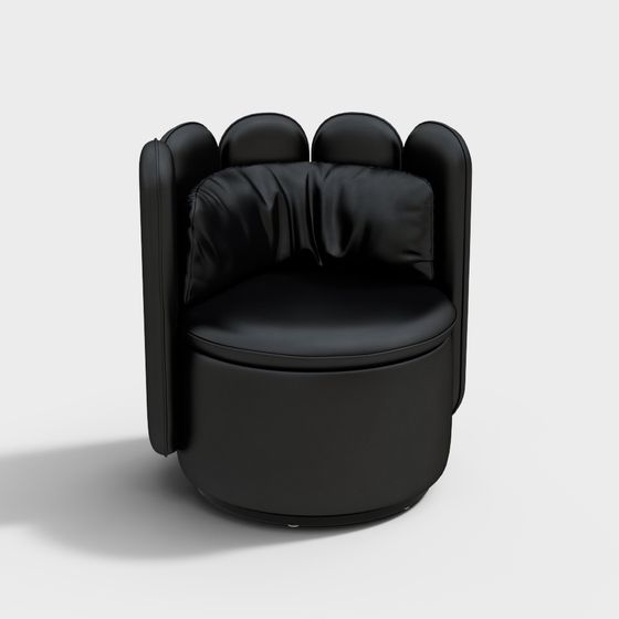 Fist Sofa 3D model with Unique Low-Poly Design