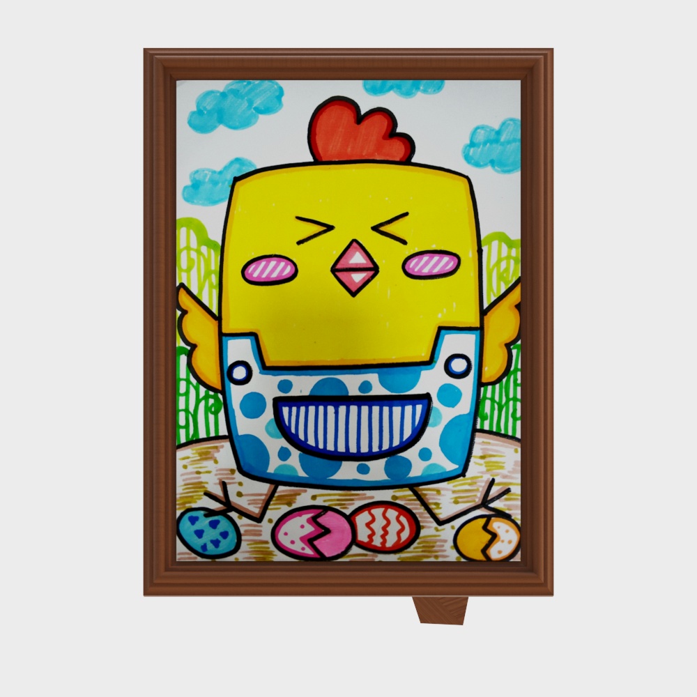 Child's Craft Small Chicken Painting