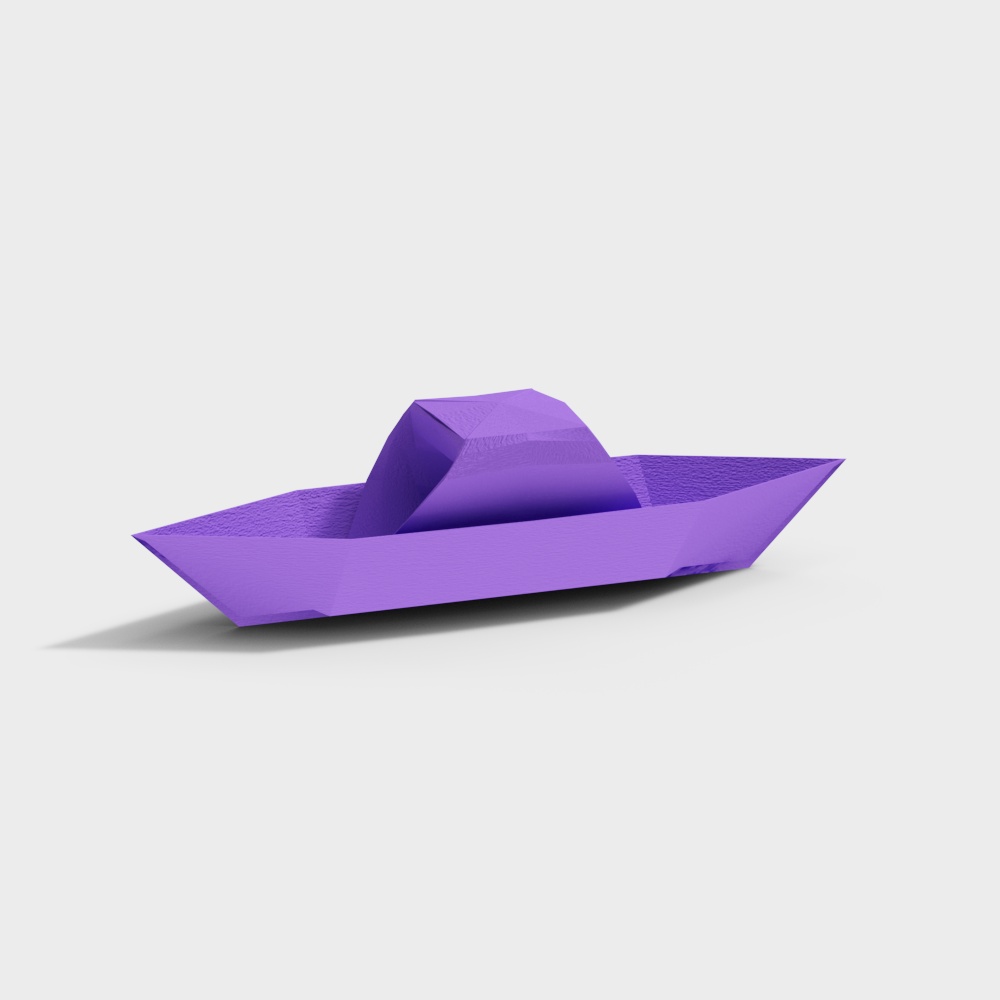 Children's Paper Boat Origami - 05