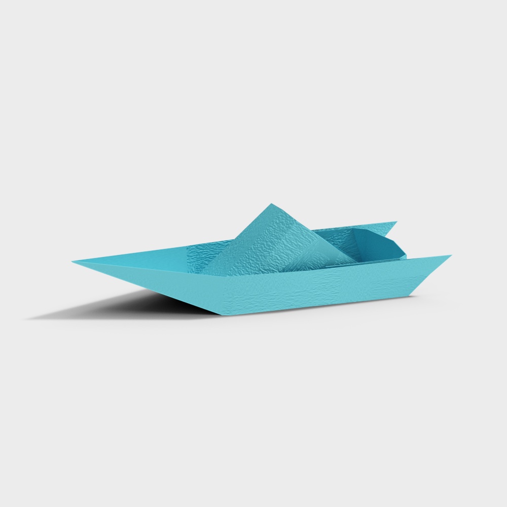 Origami de bateau en papier pour enfants - 04
