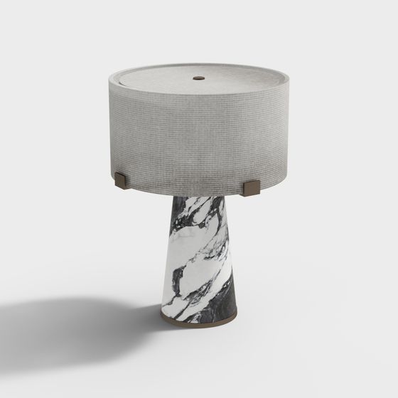Elegant 3D Table Lamp Model