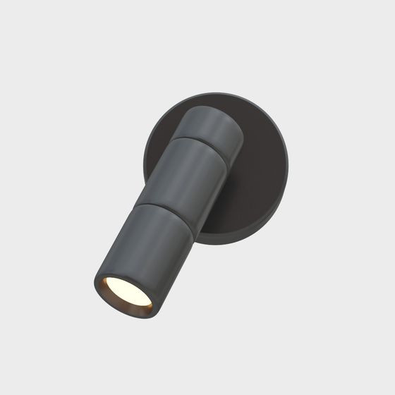 Elegant Low-Polygon Wall Lamp 3D model for Modern Spaces