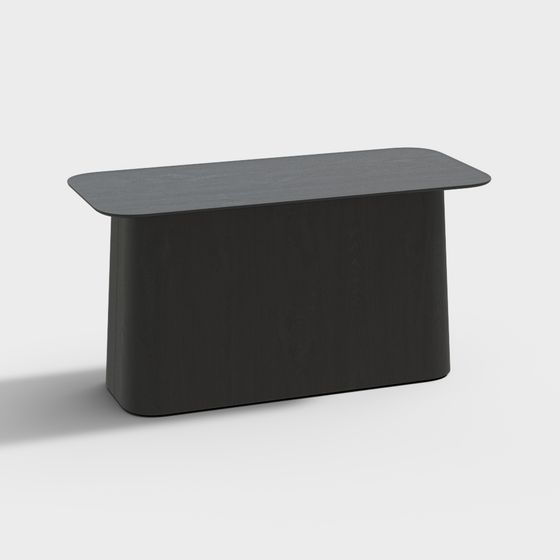 Contemporary Urban Corner Side Table 3D model