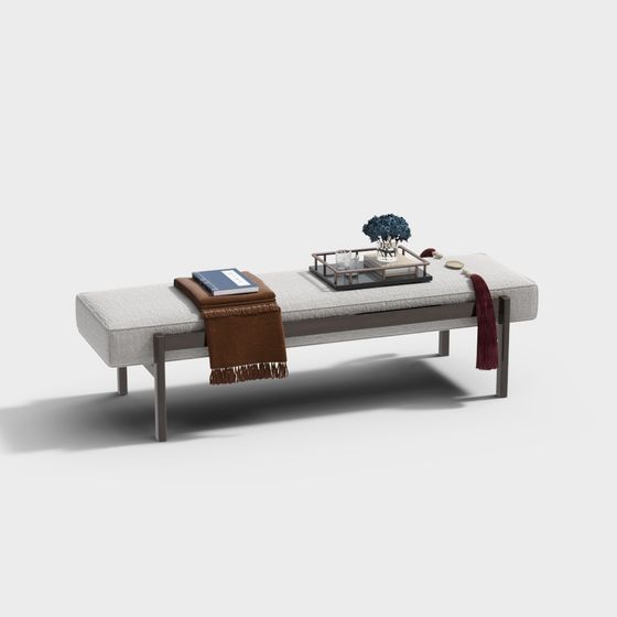 Urban Living Room Bench 3D model