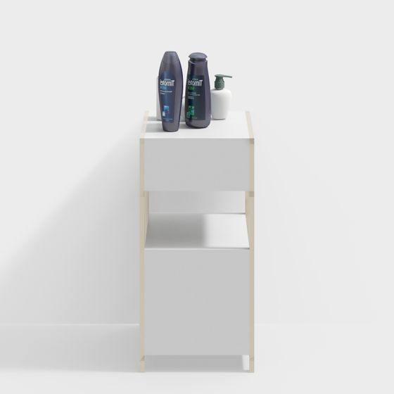 Modern Minimalist Bathroom Vanity 3D model