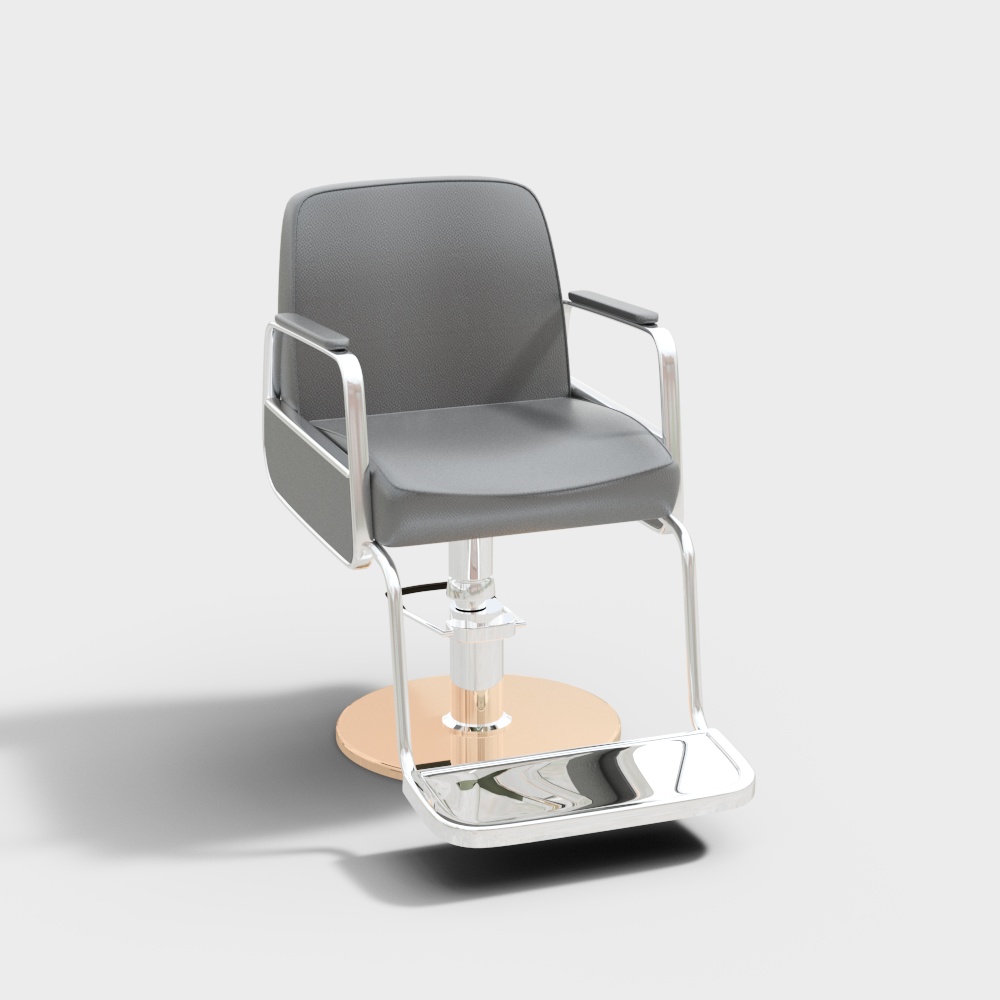 Modern Beauty Salon Hairdressing Rotating Leather Single Chair
