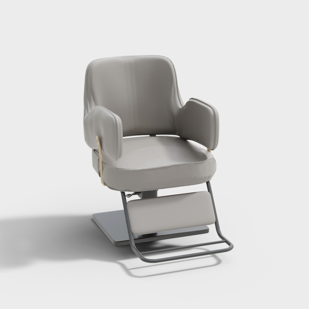 Modern Beauty Salon Hairdressing Rotating Leather Chair