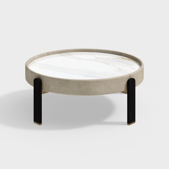 Modern Round Coffee Table 3D model
