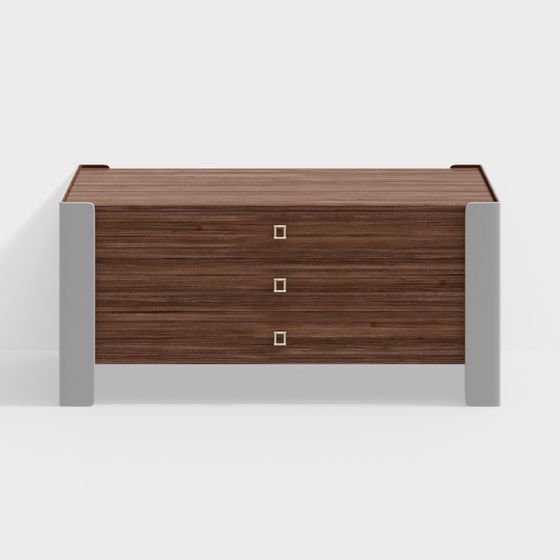 Urban Window Nightstand 3D model