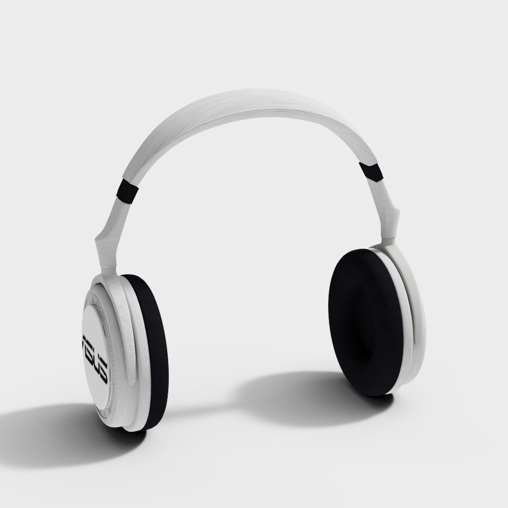 Stylish Low-Poly Headphone 3D model
