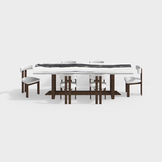 Urban Dining Table 3D model