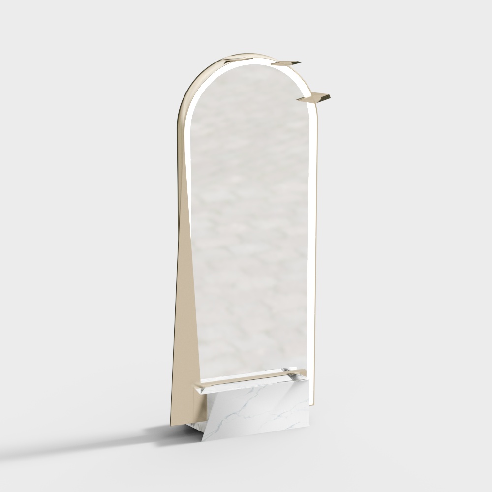 Modern Beauty Salon Mirror Cafe + Marble