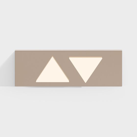 Triangular Window Frame 3D Model