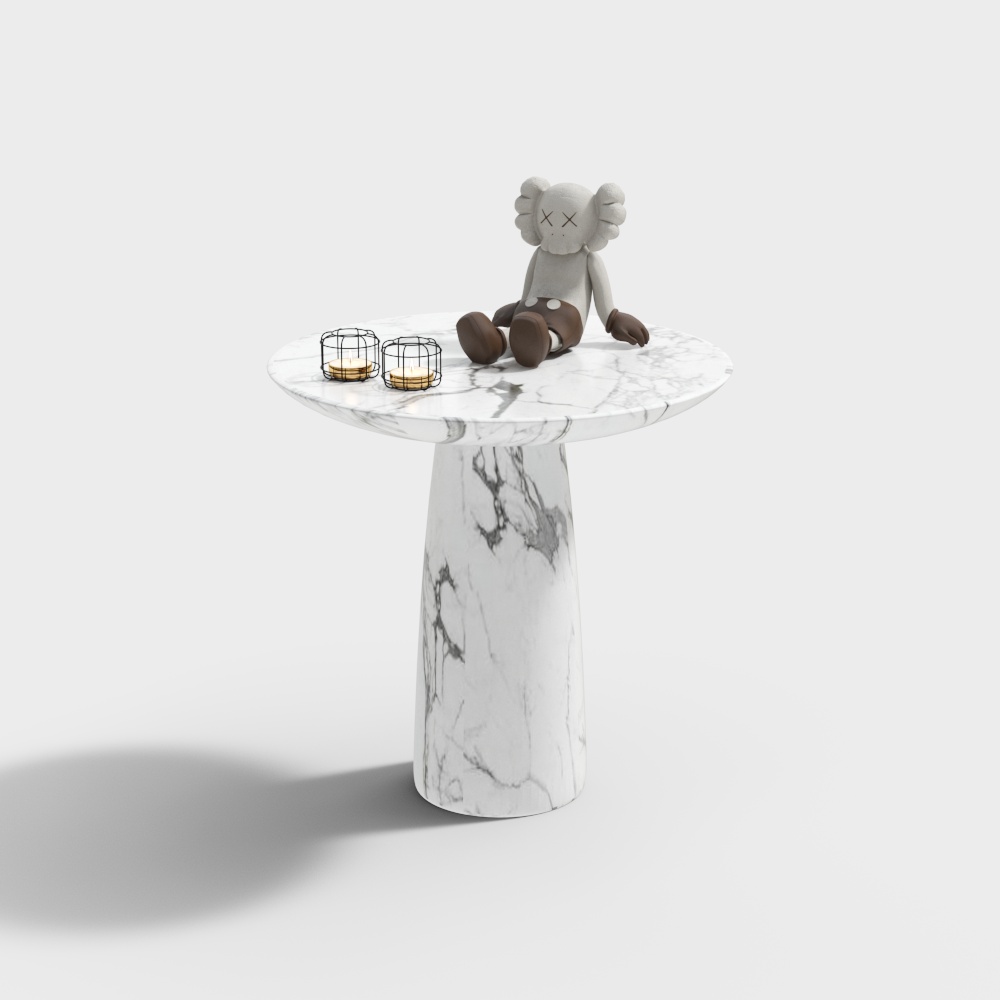 Tavolo con Bordo Crema Francese