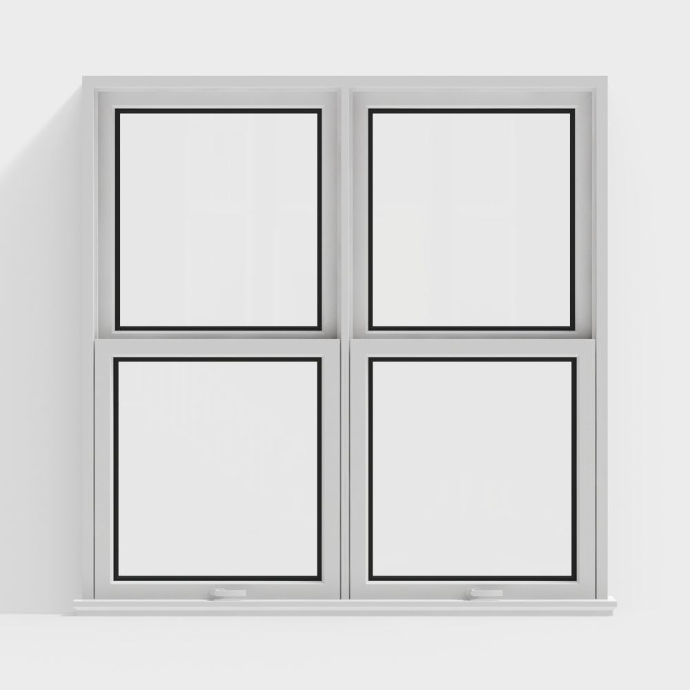 Fenêtre coulissante minimaliste moderne