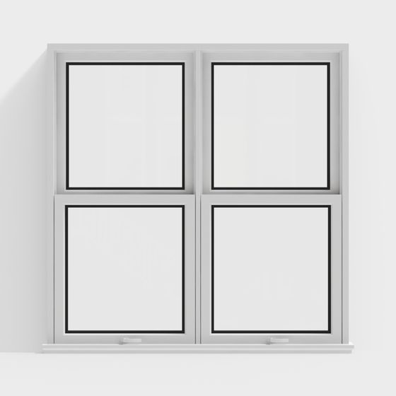 Fenêtre coulissante minimaliste moderne