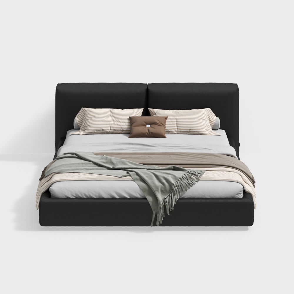 Giường bò đen lớn