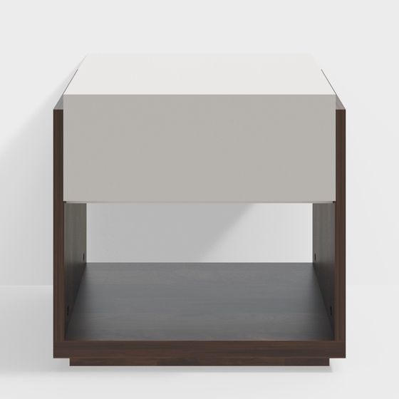 Modern Urban Corner Side Table 3D model