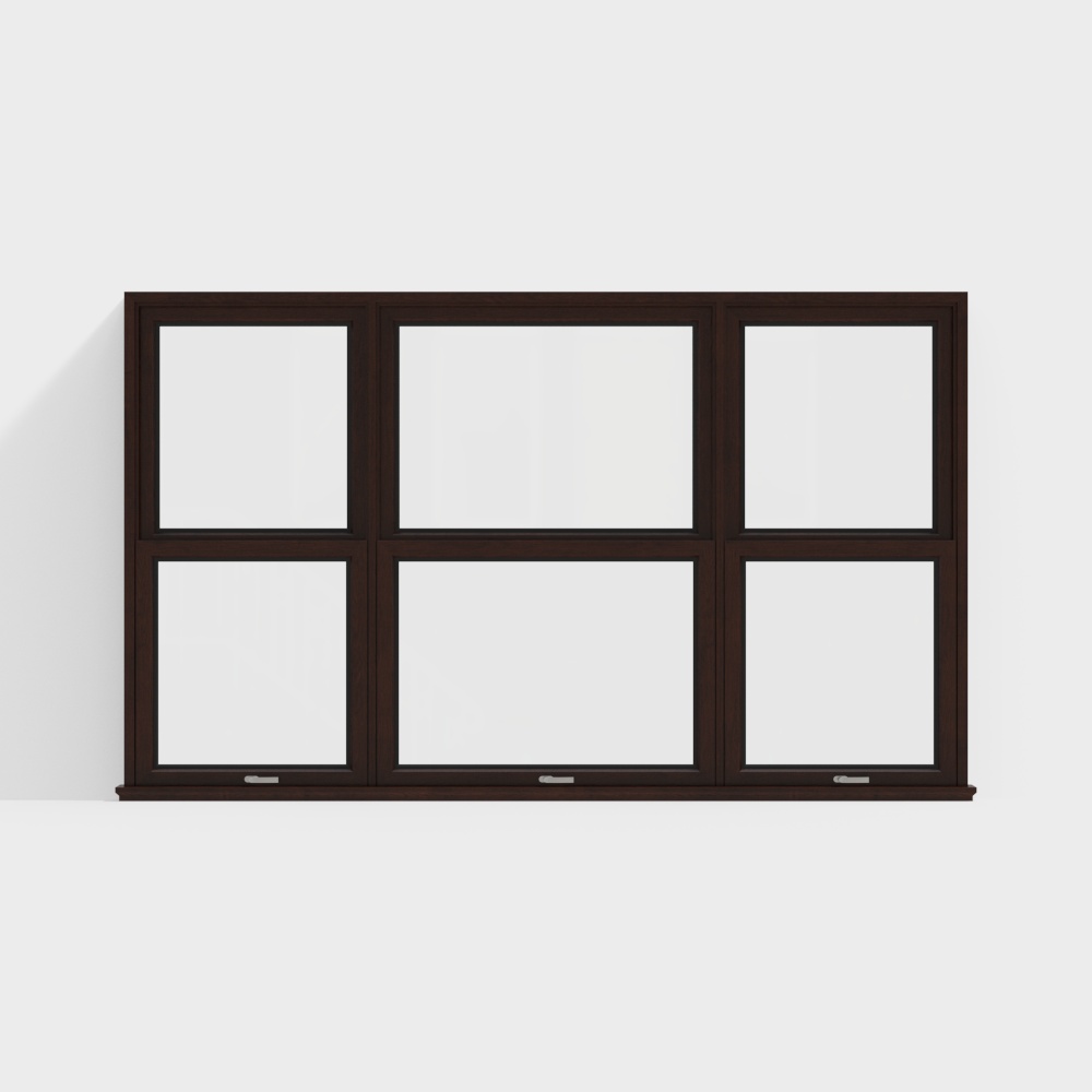 Modern Wooden Sliding Window