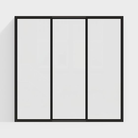 Modern Sliding Window 3D Model