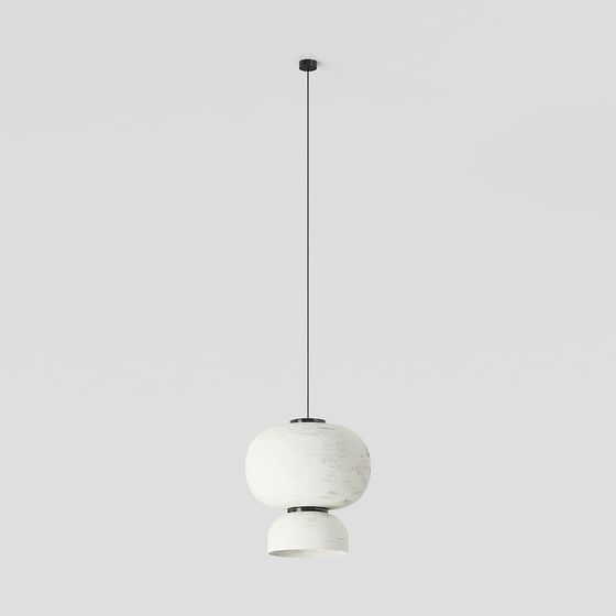 Elegant Minimalist Pendant Light 3D model
