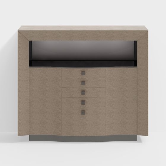 Urban Living Room TV Stand 3D model