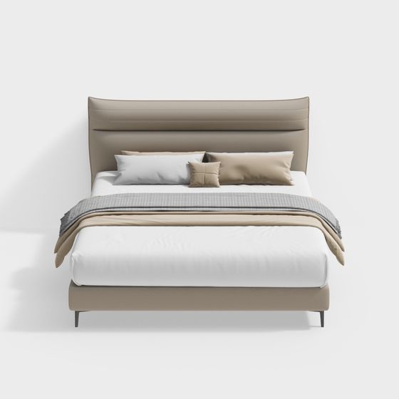 Urban Comfort Bed 3D model