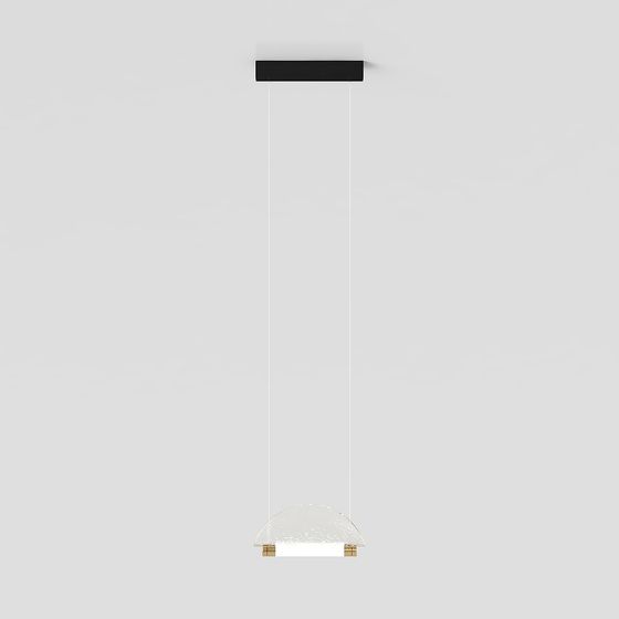 Stylish Low-Poly Chandelier 3D model for Modern Interiors