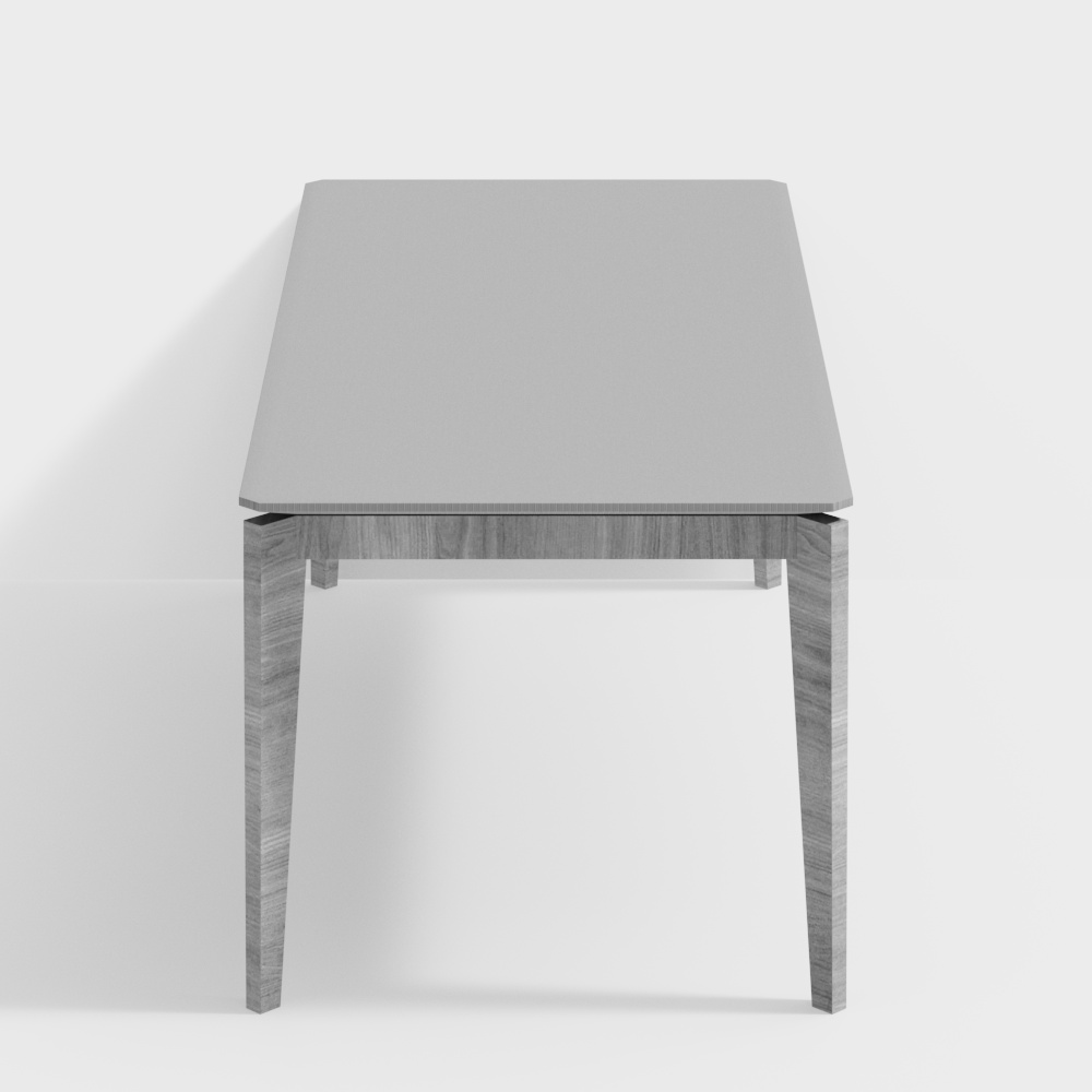 โต๊ะรับประทานอาหารไม้สีเทา