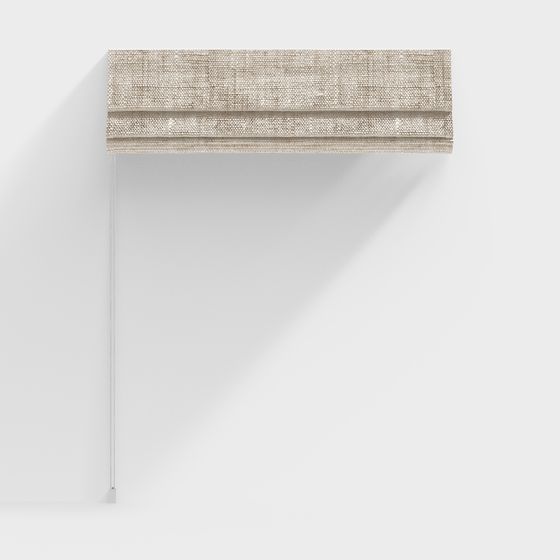 Elegant Roman Shade 3D model for Contemporary Spaces
