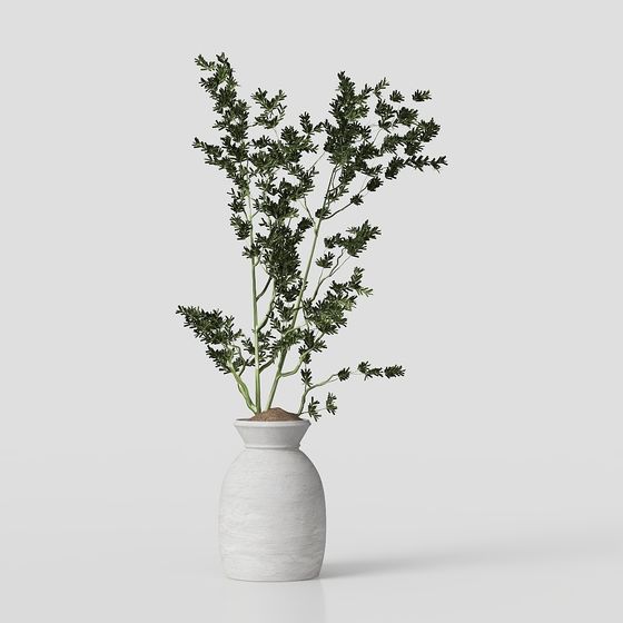 Natural Harmony Vase 3D Model