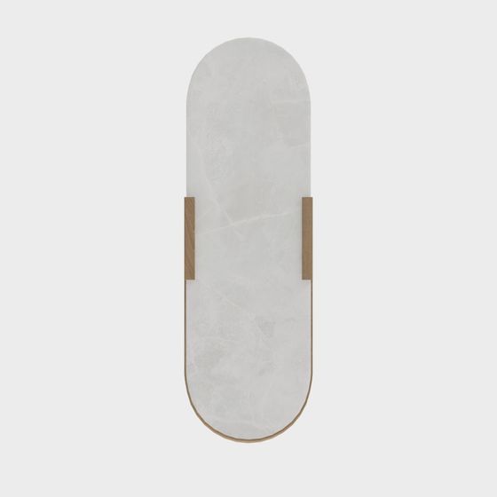 Concrete Skateboard 3D model