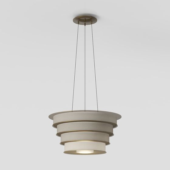 Layered Elegance Pendant Light 3D model for Contemporary Designs