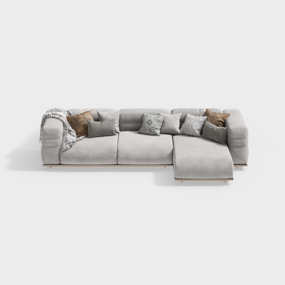 Urban Comfort Sofa 3D model for Modern Interiors
