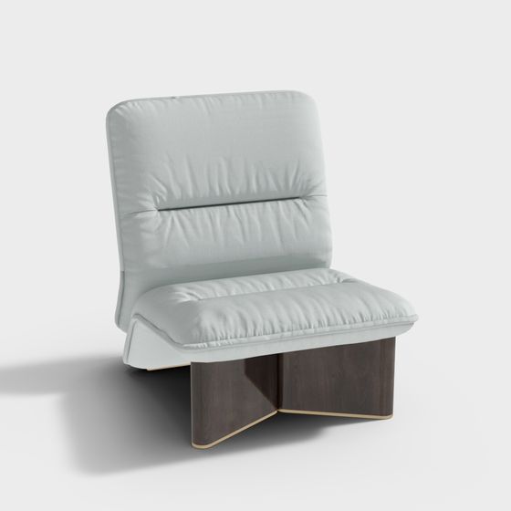 Stylish Urban Lounge Chair 3D model for Contemporary Spaces