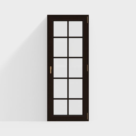 Classic Wooden Door 3D model