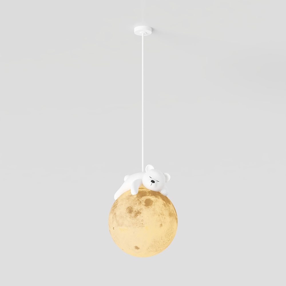 Modern Children's Chandelier 3D Model ID_1158110277