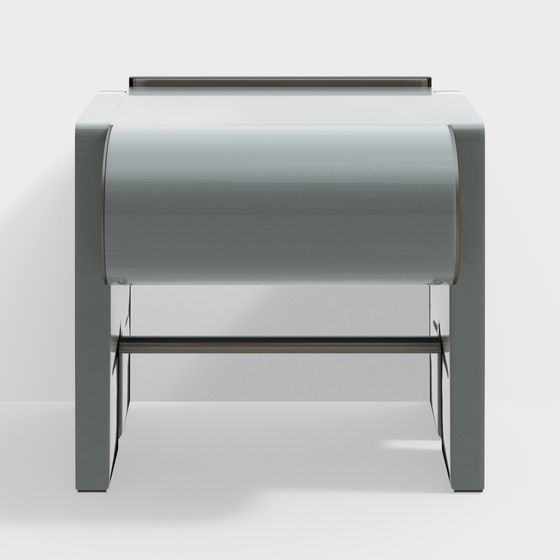 Stylish Modern Side Table 3D Model for Creative Spaces